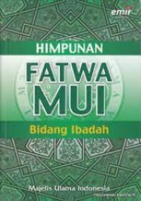 Image of HIMPUNAN FATWA MUI BIDANG IBADAH